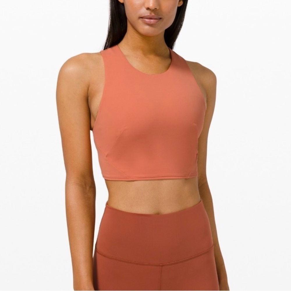 Lululemon forward fold bra size 9 LW2CNMS.0121 no padding
